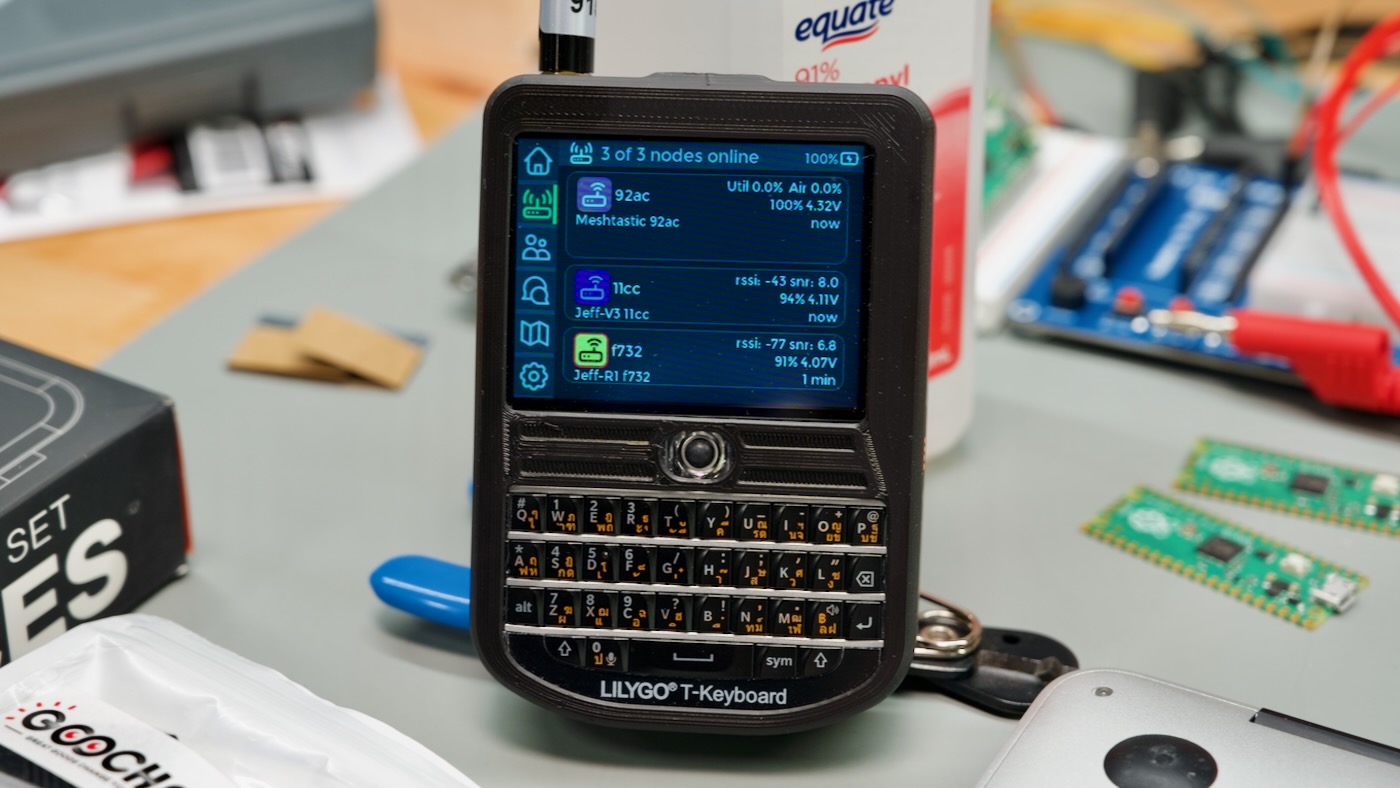 lilygo t deck on workbench new firmware